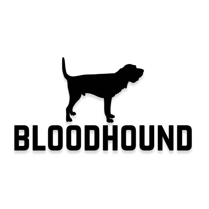 Bloodhound Car Decal Dog Sticker for Windows