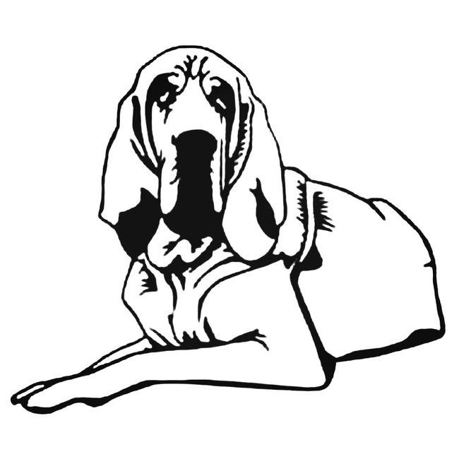 Bloodhound Style 2 Decal Sticker