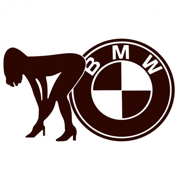 Bmw Girl 2 Decal Sticker