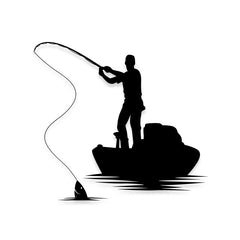 Boat Fishing Decal Sticker