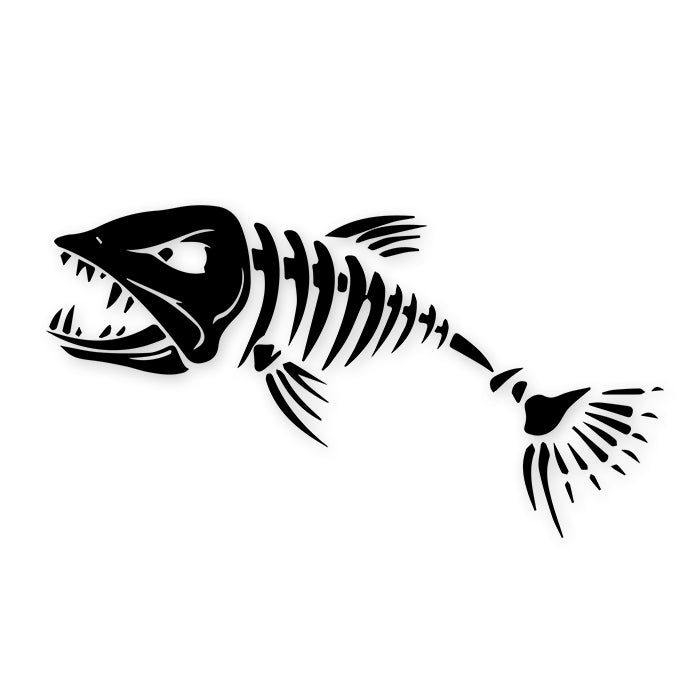 Bone Fish Decal Sticker