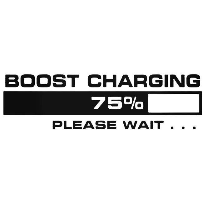Boost Charging Decal Sticker