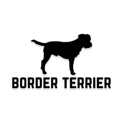 Border Terrier Car Decal Dog Sticker for Windows