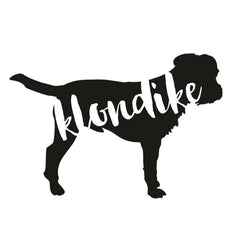 Border Terrier Dog Decal Sticker for Car Windows
