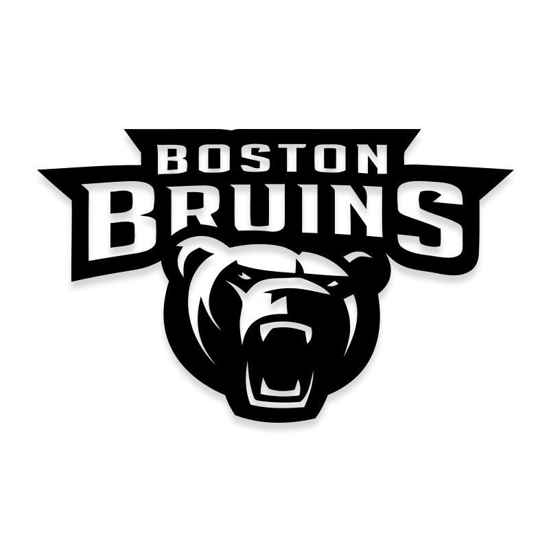 NHL Boston Bruins Logo Decal Sticker with Bear – Decalfly