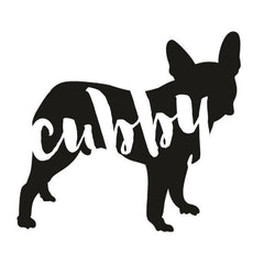 Boston Terrier Dog Decal Sticker for Car Windows