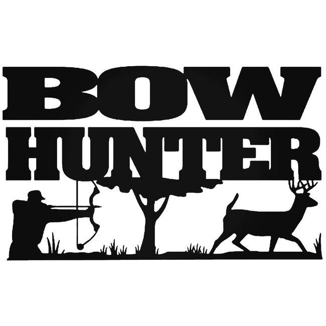Bow Hunter Deer Buck Hunting Decal Sticker