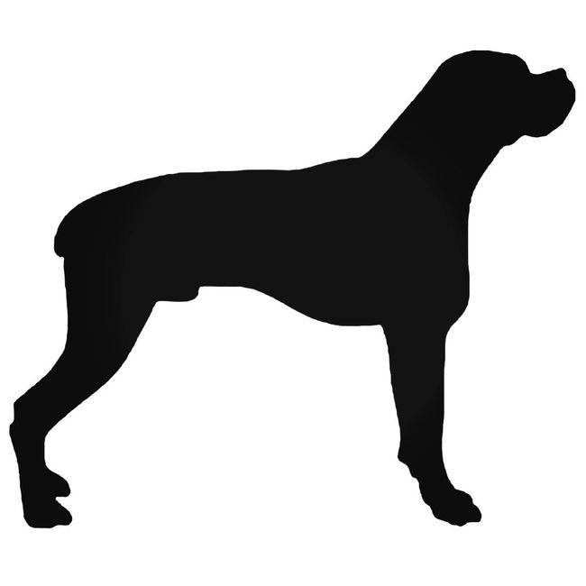 Boxer Bulldog Window Decal Sticker