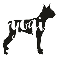 Boxer Dog Decal Sticker for Car Windows