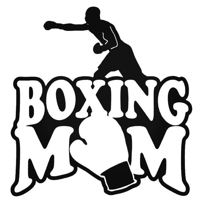 Boxing Mom Decal Sticker