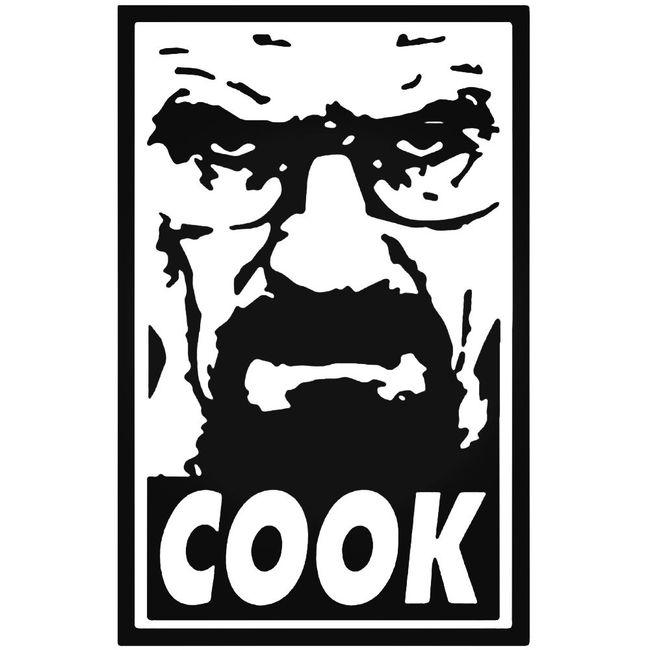 Breaking Bad Heisenberg Cook Decal Sticker