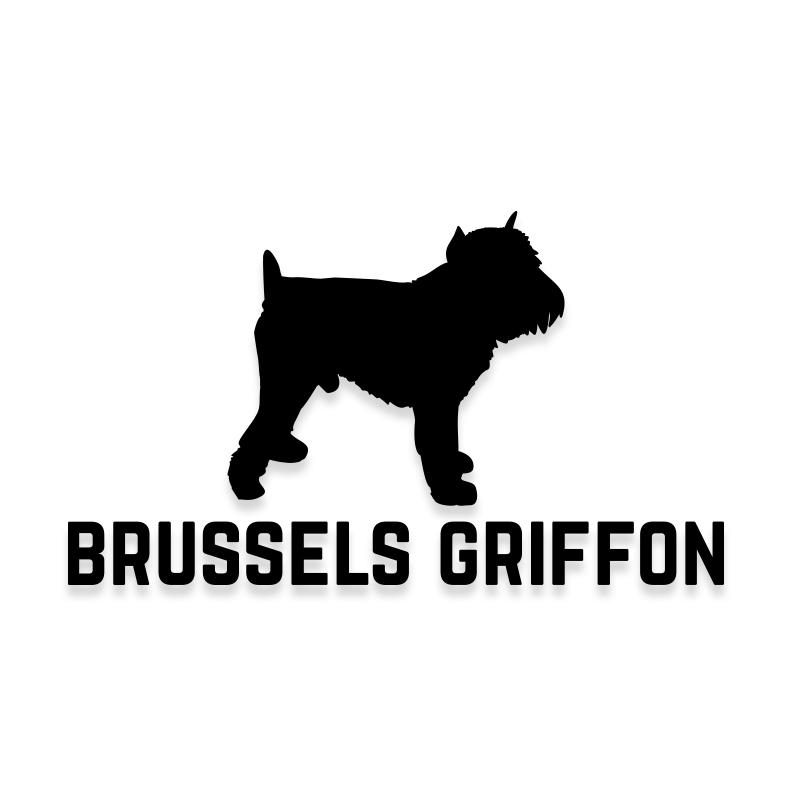 Brussels Griffon Car Decal Dog Sticker for Windows