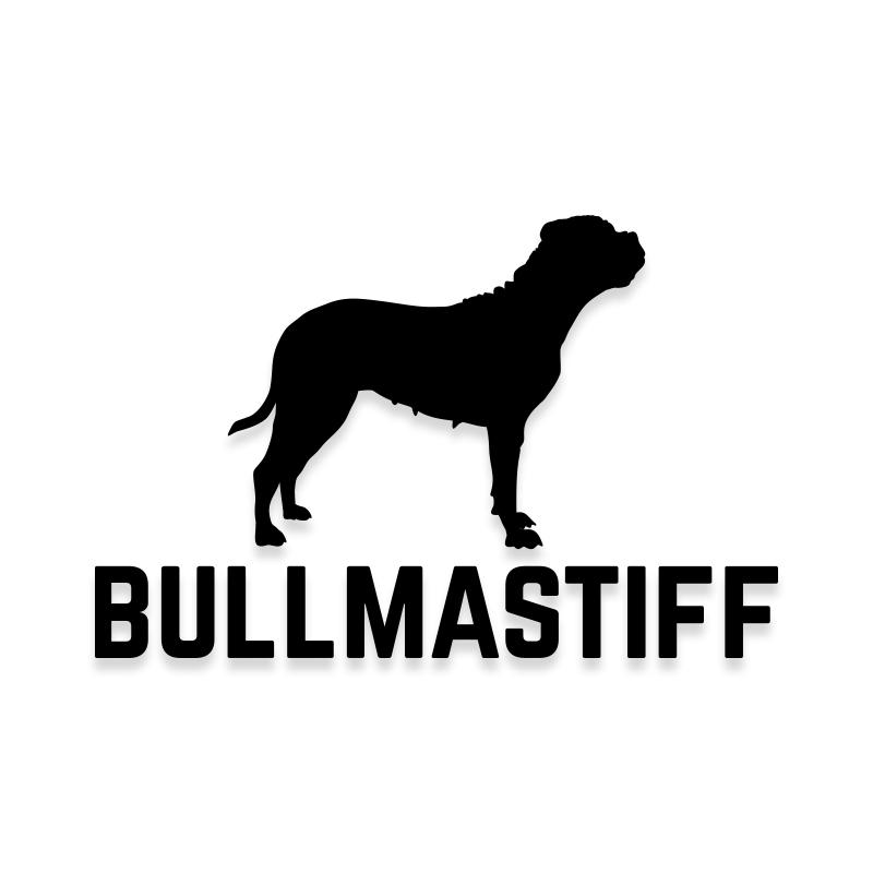 Bull Mastiff Car Decal Dog Sticker for Windows