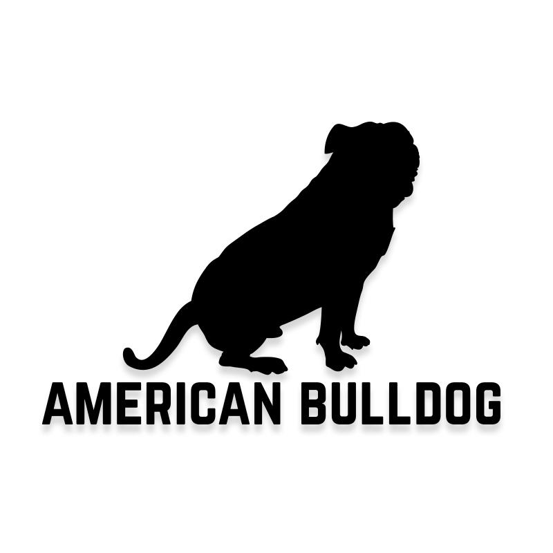 Bulldog Car Decal Dog Sticker for Windows