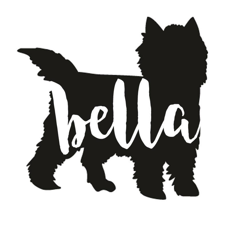 Cairn Terrier Dog Decal Sticker for Car Windows