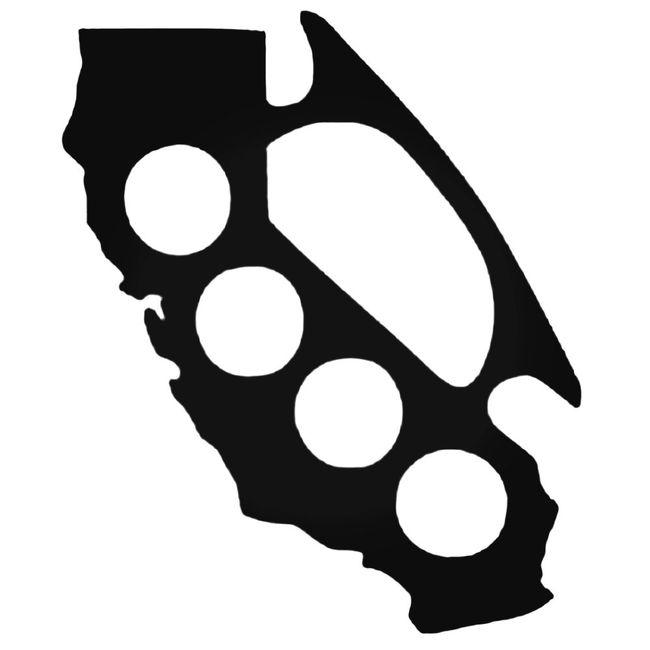 California Boksbeugel Decal Sticker