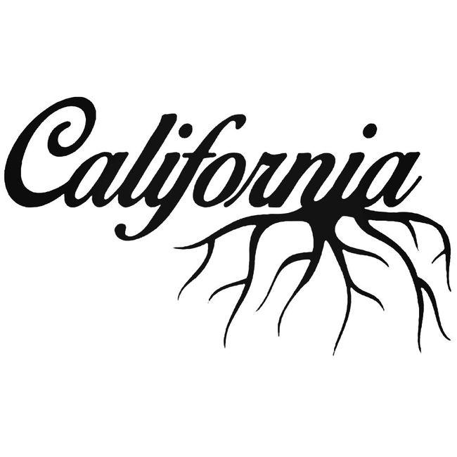 California Roots Decal Sticker