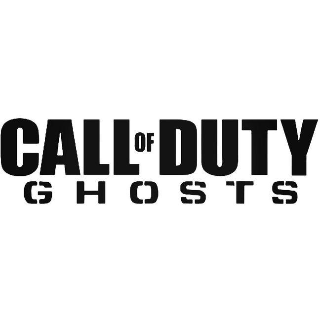 Call Of Duty Ghosts Text Decal Sticker