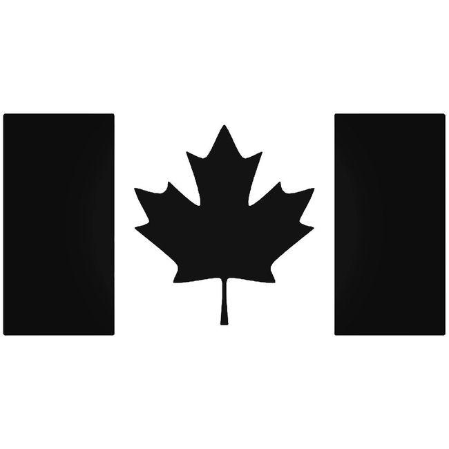 Canada Flag Maple Leaf Decal Sticker