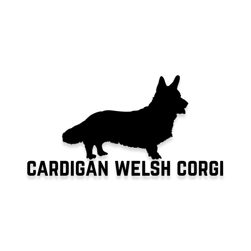 Cardigan Welsh Corgi Car Decal Dog Sticker for Windows