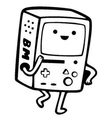 Cartoon Adventure Time BMO Decal Sticker