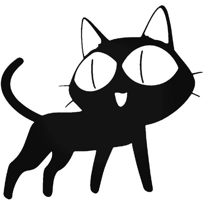 Cat Anime Decal Sticker