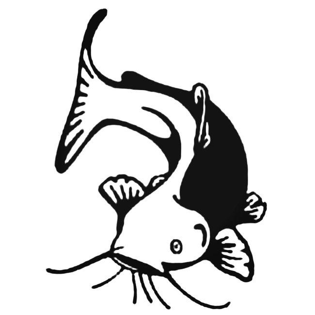 Catfish Decal Sticker