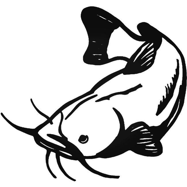 Catfish Fish Truck Decal Sticker