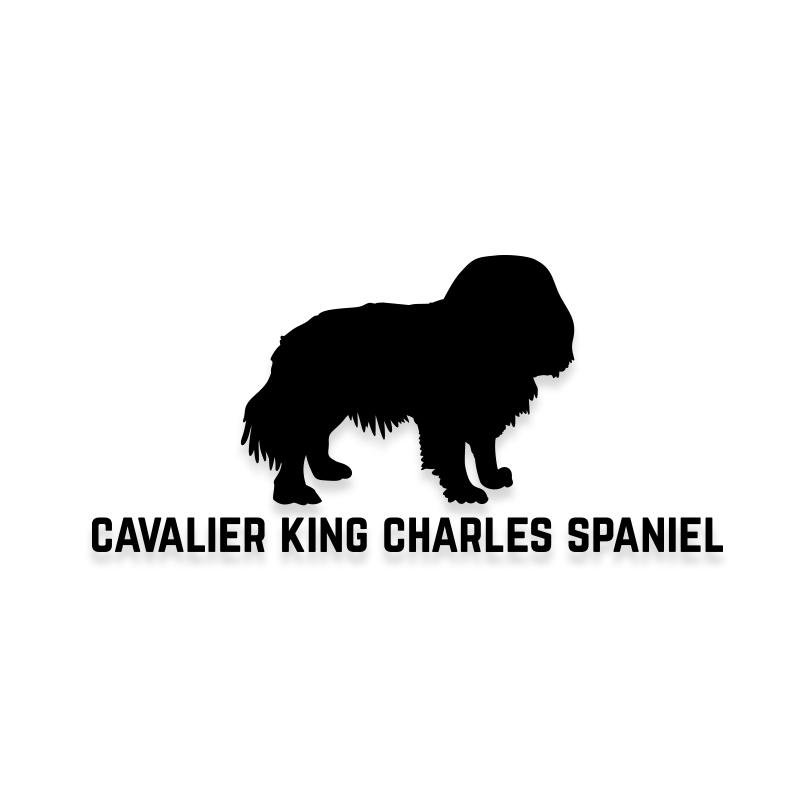 Cavalier King Charles Spaniel Car Decal Dog Sticker for Windows