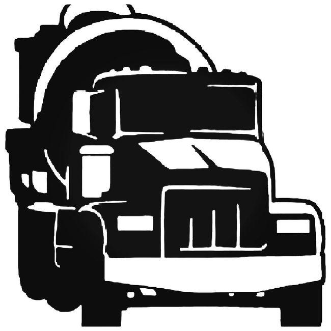 Cement Mixer Truck Decal Sticker