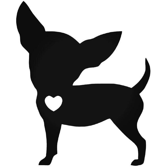 Chihuahua Love Dog Decal Sticker