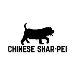 Chinese Shar Pei Car Decal Dog Sticker for Windows