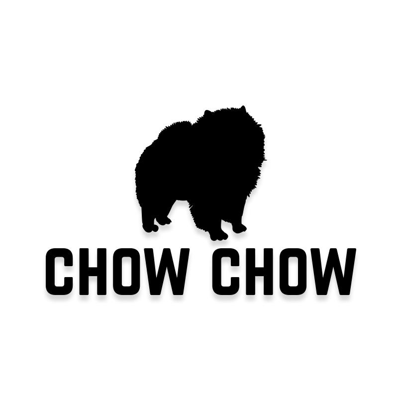 Chow Chow Car Decal Dog Sticker for Windows