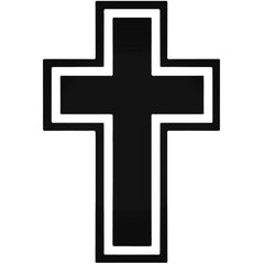Christian Cross Decal Sticker