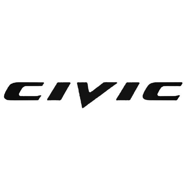 Civic 4 Decal Sticker