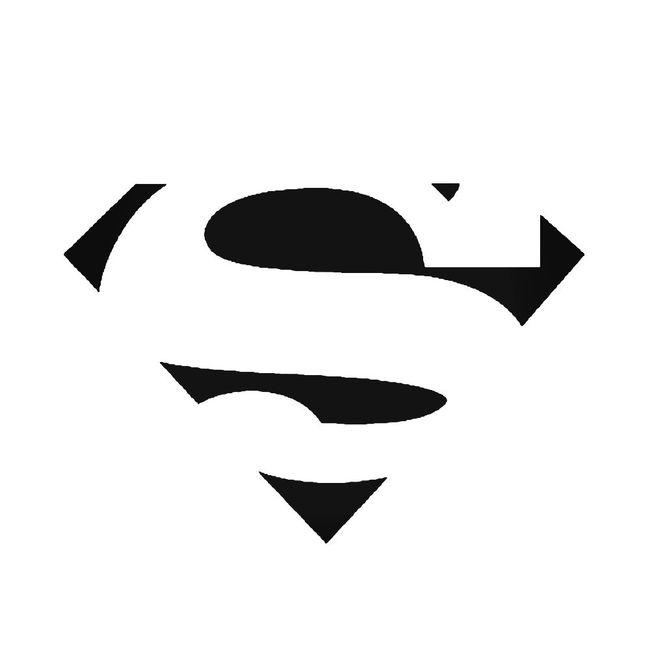 Classic Superman Symbol Decal Sticker