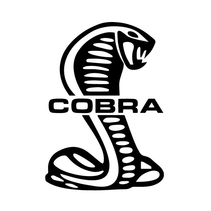 Cobra Ford Mustang Logo Decal Sticker