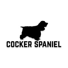 Cocker Spaniel Car Decal Dog Sticker for Windows