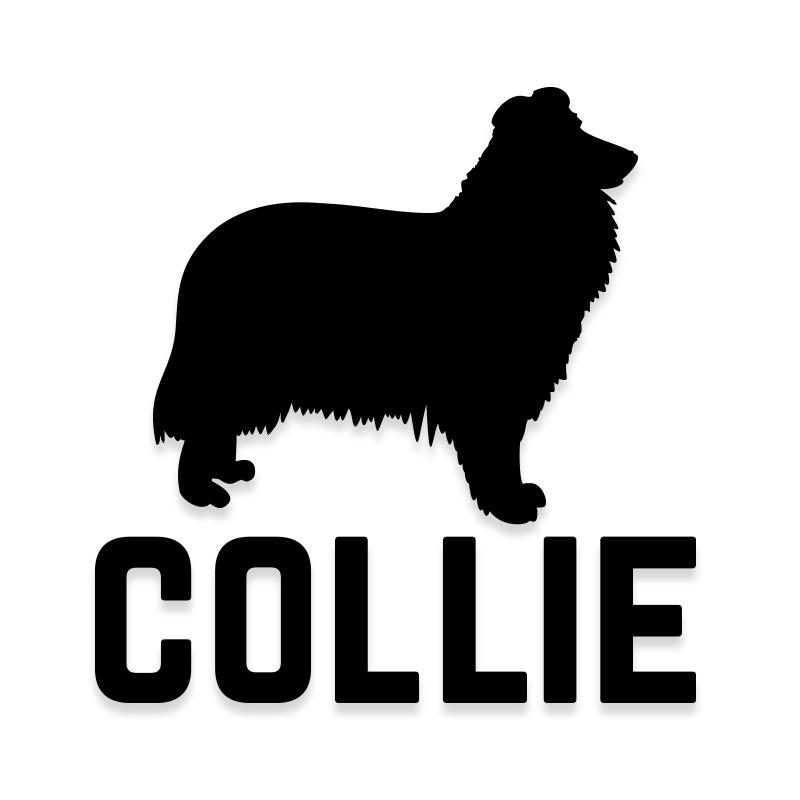 Collie Car Decal Dog Sticker for Windows