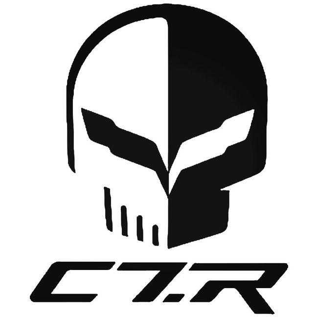 Corvette C7R 2 Decal Sticker