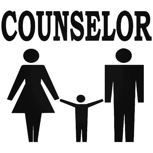 Counselor Family Decal Sticker