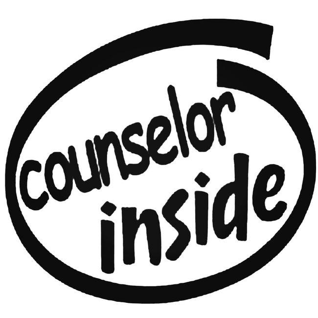 Counselor Inside Decal Sticker