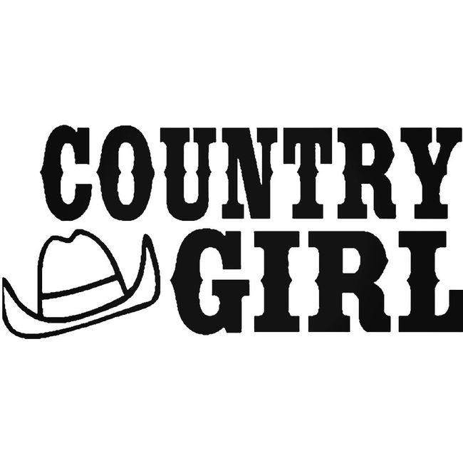 Coutry Girl Car Decal Sticker