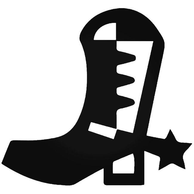 Cowboy Boot Decal Sticker