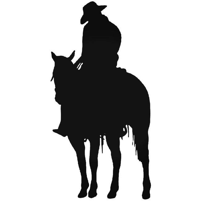 Cowboy Decal Sticker