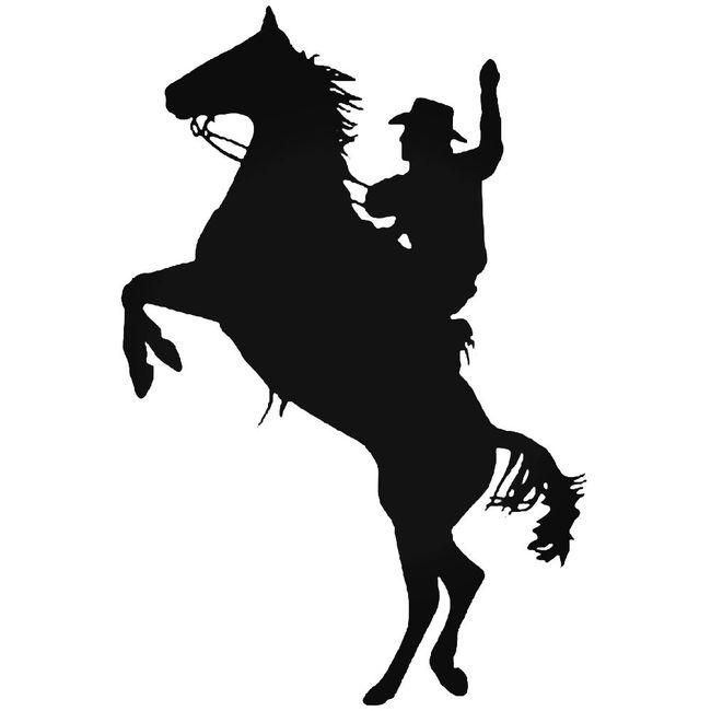 Cowboy Vinyl Decal Sticker