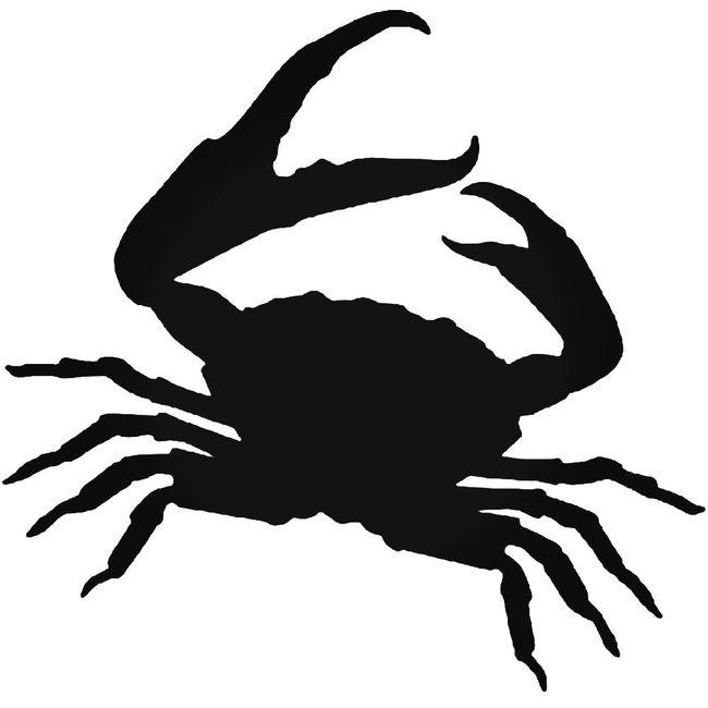 Crab Seafood 1 Decal Sticker