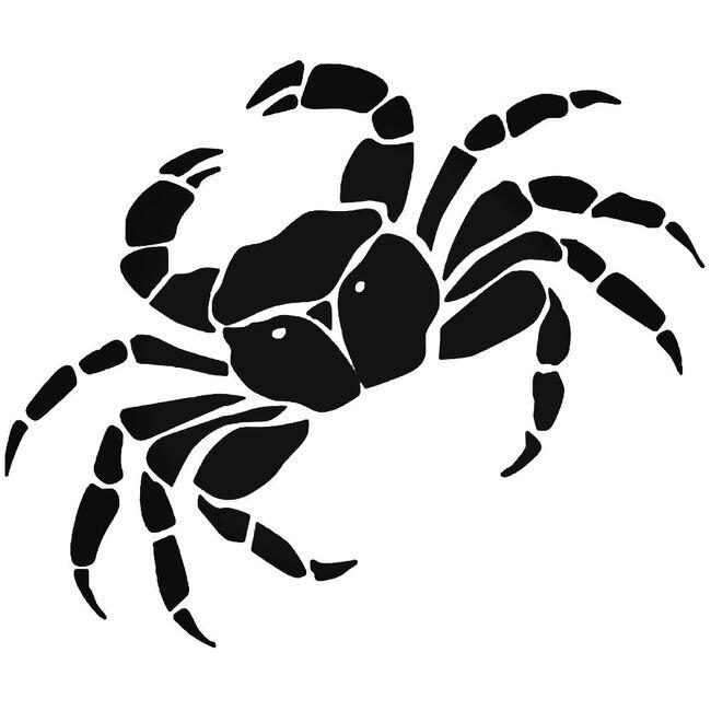 Crab Seafood 3 Decal Sticker