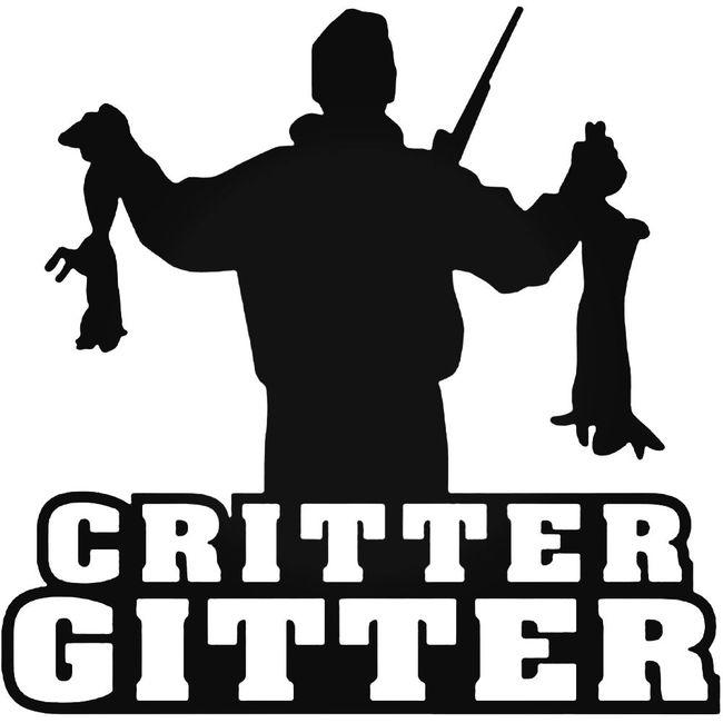 Critter Gitter Decal Sticker