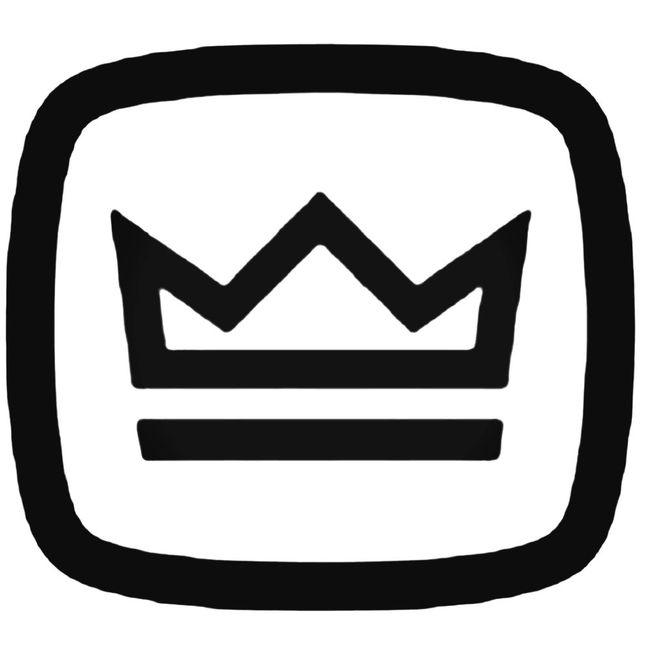 Crown Car Audio Logos Decal Sticker